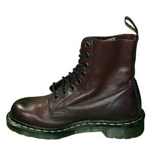 Dr. Martens 1460 Women's Smooth Leather Lace Up Boots Purple